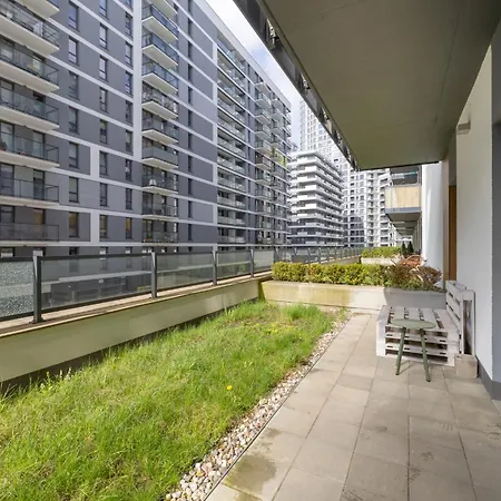 Apartment Modern Urban Wola With Tarrace Wwa69 *